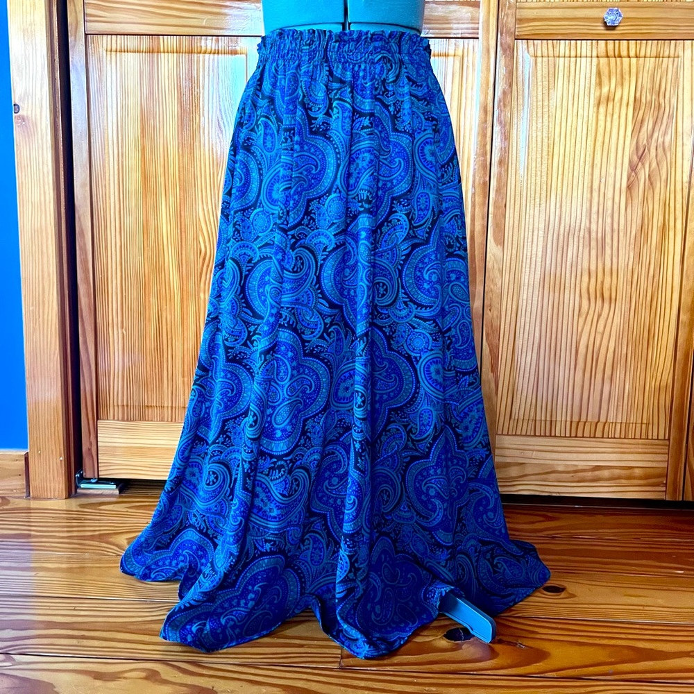 Vintage David Brooks Paisley Skirt Size 12
